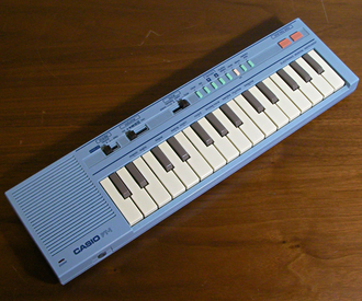 Casio PT-1 in sky blue